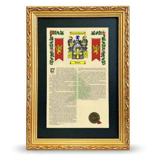 Sinners Deluxe Armorial Framed - Gold