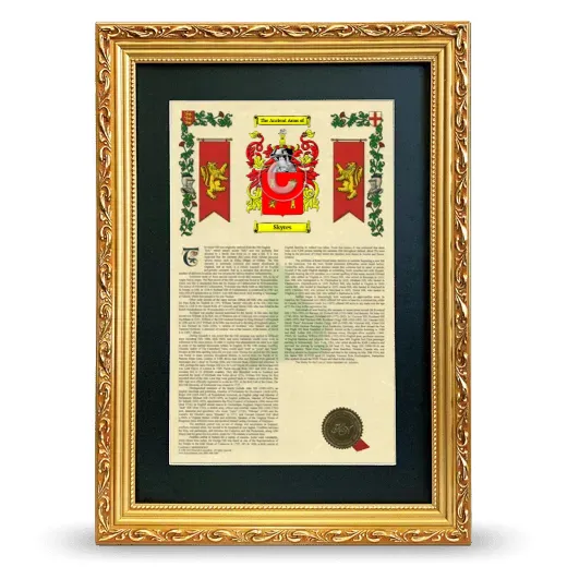 Skyres Deluxe Armorial Framed - Gold