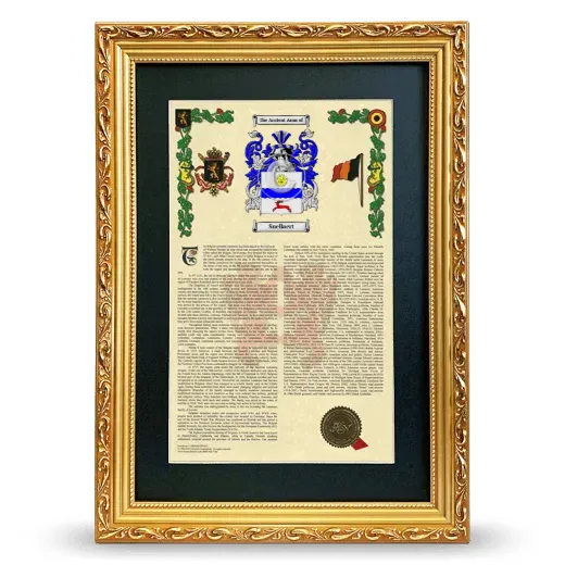 Snellaert Deluxe Armorial Framed - Gold
