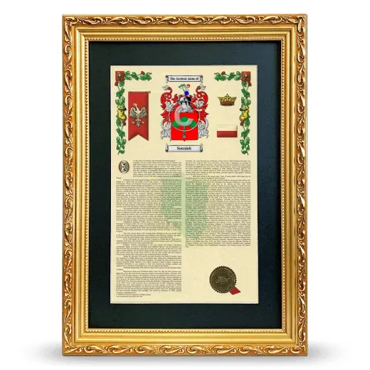 Sosniak Deluxe Armorial Framed - Gold