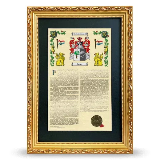 Spruce Deluxe Armorial Framed - Gold