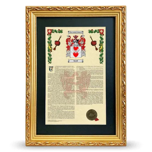 Streif Deluxe Armorial Framed - Gold