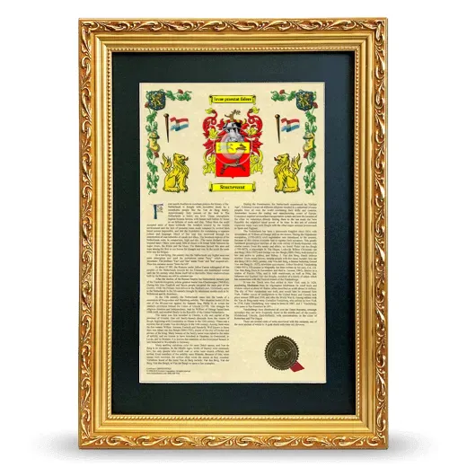 Sturtevant Deluxe Armorial Framed - Gold
