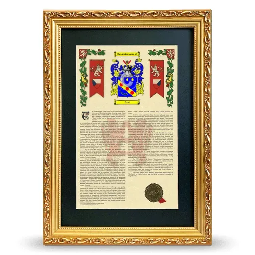 Svaj Deluxe Armorial Framed - Gold