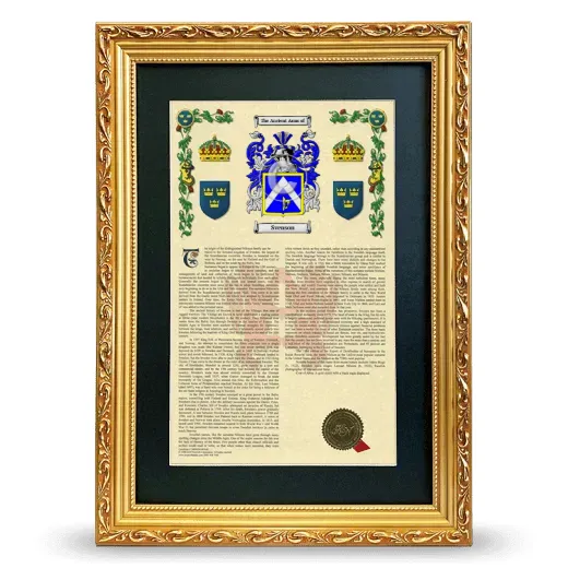 Svenson Deluxe Armorial Framed - Gold