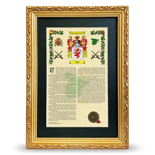 Sylva Deluxe Armorial Framed - Gold