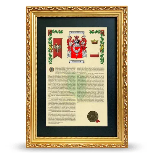 Szczepanik Deluxe Armorial Framed - Gold