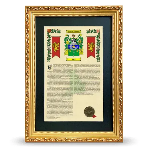 Tack Deluxe Armorial Framed - Gold