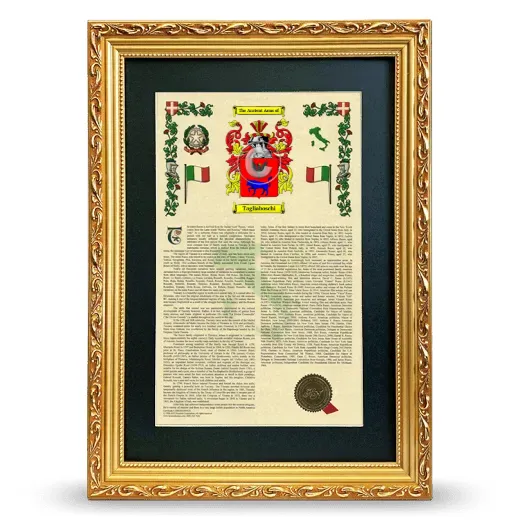 Tagliaboschi Deluxe Armorial Framed - Gold