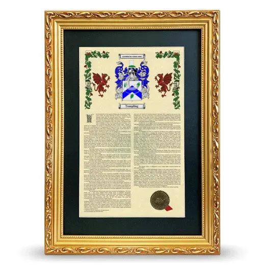 Tampling Deluxe Armorial Framed - Gold