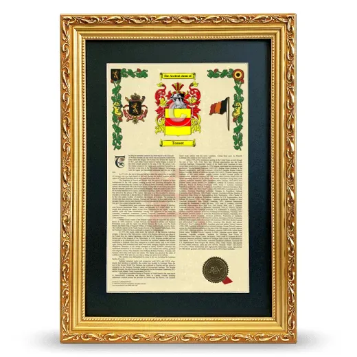 Tassot Deluxe Armorial Framed - Gold