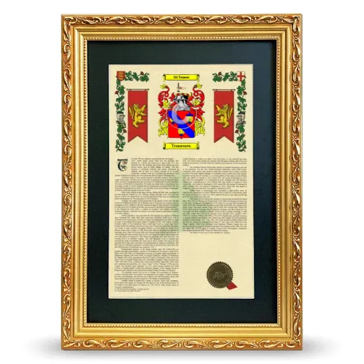 Tennessen Deluxe Armorial Framed - Gold