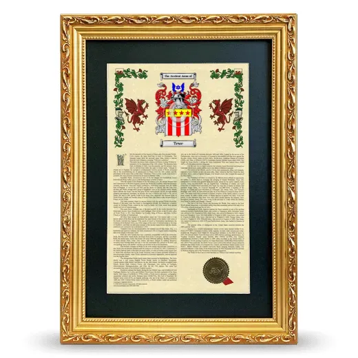 Tewe Deluxe Armorial Framed - Gold