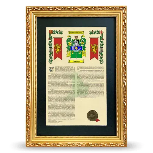 Thackrey Deluxe Armorial Framed - Gold