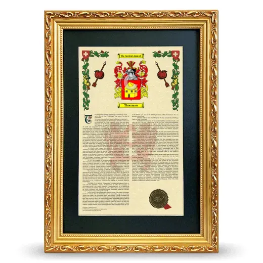 Thorrman Deluxe Armorial Framed - Gold