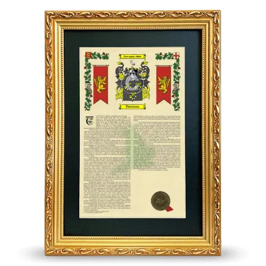 Thurstans Deluxe Armorial Framed - Gold