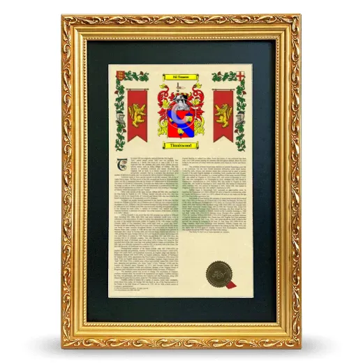 Tinniswood Deluxe Armorial Framed - Gold