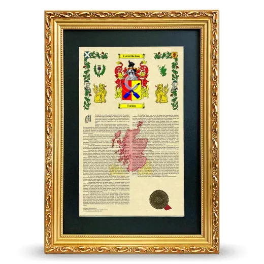 Torian Deluxe Armorial Framed - Gold