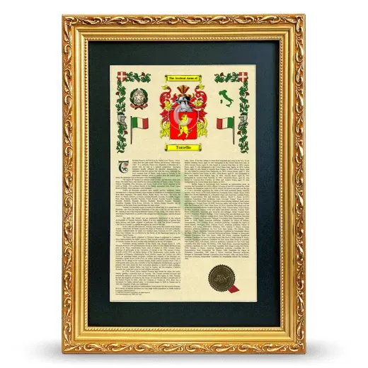 Torrello Deluxe Armorial Framed - Gold