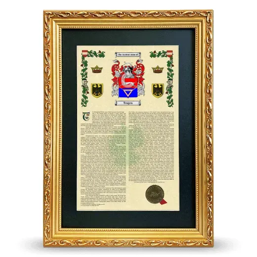 Tragen Deluxe Armorial Framed - Gold
