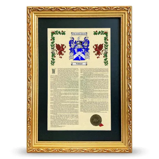 Trahant Deluxe Armorial Framed - Gold