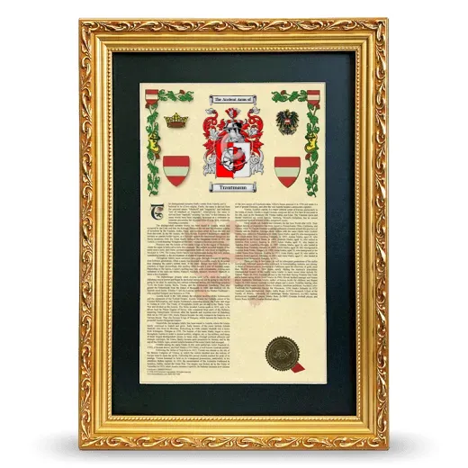 Trautmann Deluxe Armorial Framed - Gold