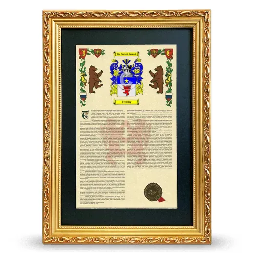 Trotsky Deluxe Armorial Framed - Gold