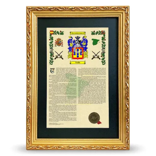 Trullo Deluxe Armorial Framed - Gold