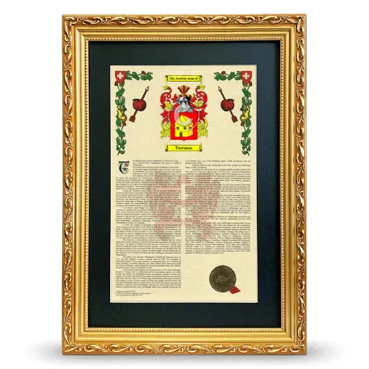 Tureman Deluxe Armorial Framed - Gold