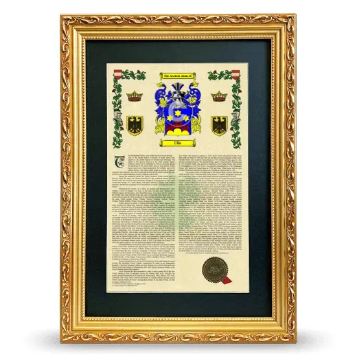 Ulle Deluxe Armorial Framed - Gold