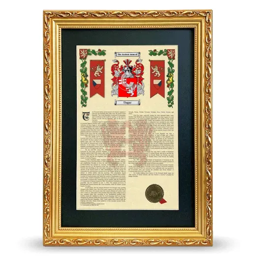 Ungar Deluxe Armorial Framed - Gold