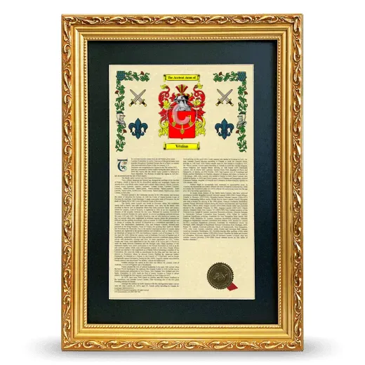 Vézina Deluxe Armorial Framed - Gold