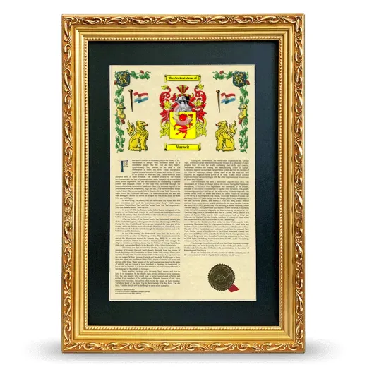 Vanwit Deluxe Armorial Framed - Gold