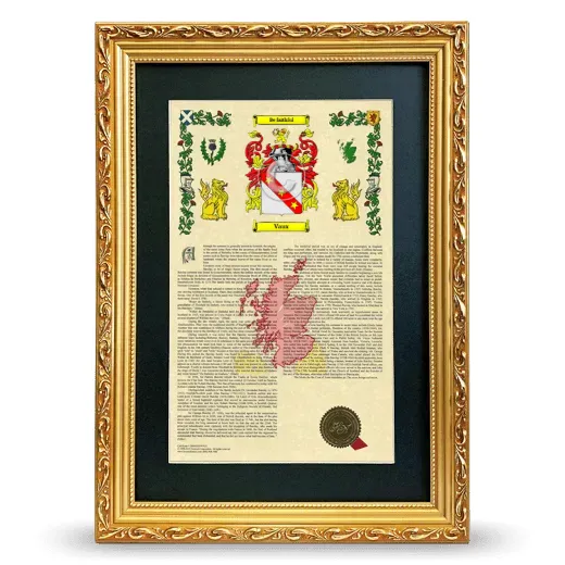 Vaux Deluxe Armorial Framed - Gold