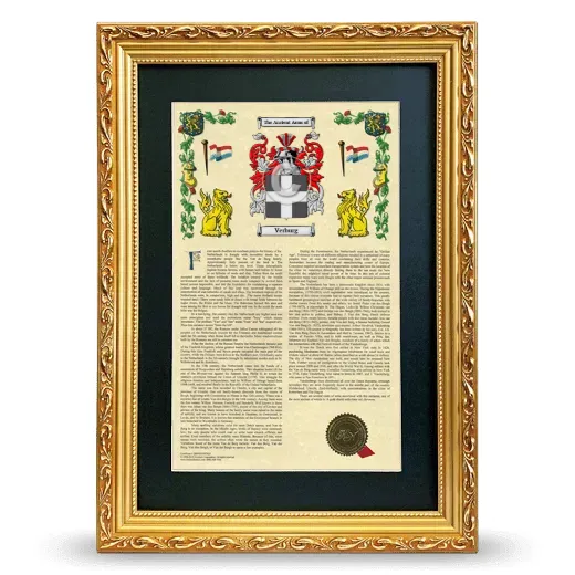 Verburg Deluxe Armorial Framed - Gold