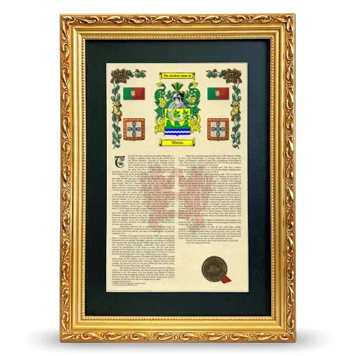 Vivero Deluxe Armorial Framed - Gold