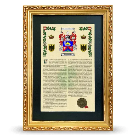 Wagemann Deluxe Armorial Framed - Gold