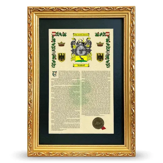 Waldraff Deluxe Armorial Framed - Gold
