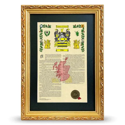 Wiber Deluxe Armorial Framed - Gold
