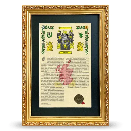 Wilsson Deluxe Armorial Framed - Gold