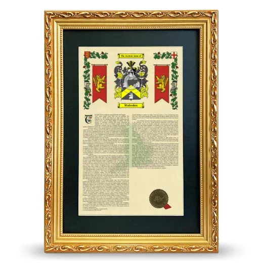 Wolvedon Deluxe Armorial Framed - Gold