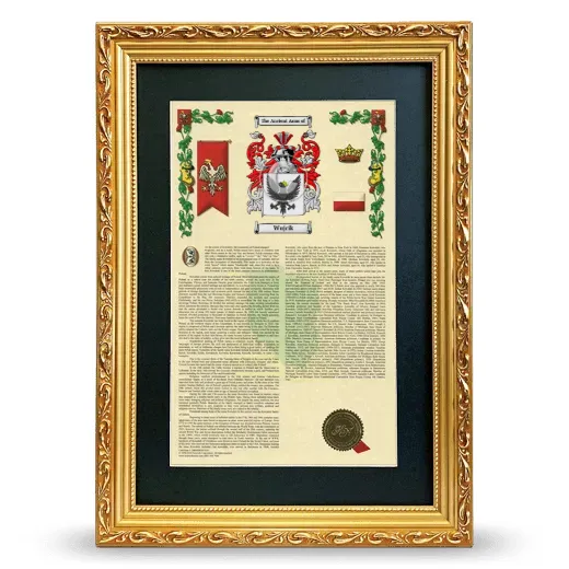 Wujcik Deluxe Armorial Framed - Gold