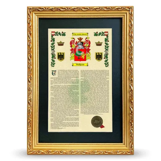 Wulfgram Deluxe Armorial Framed - Gold