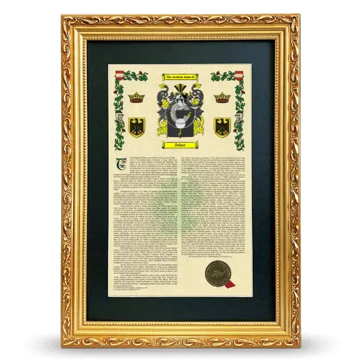Zeiser Deluxe Armorial Framed - Gold