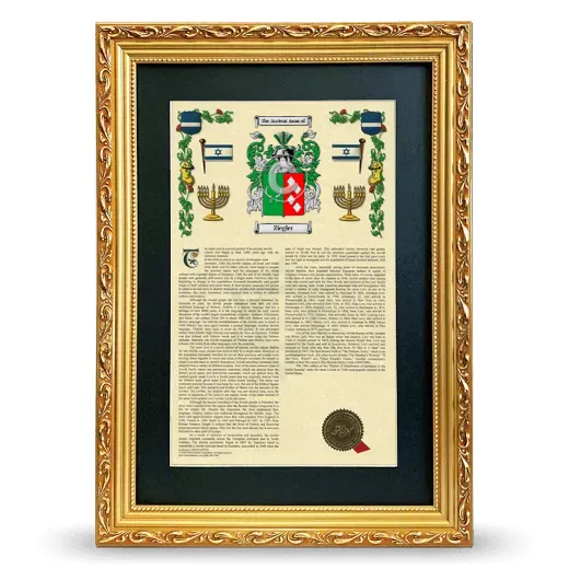 Ziegler Deluxe Armorial Framed - Gold