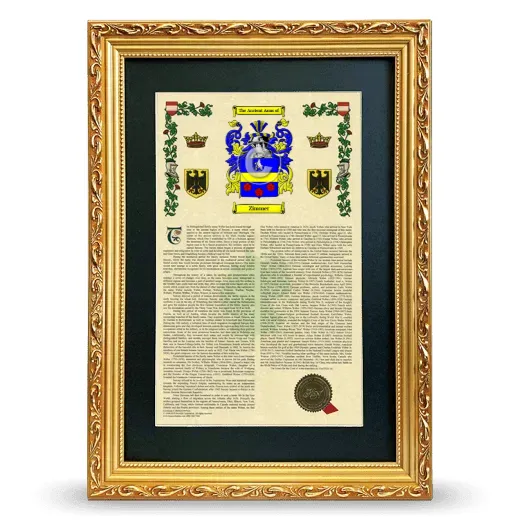 Zimmer Deluxe Armorial Framed - Gold