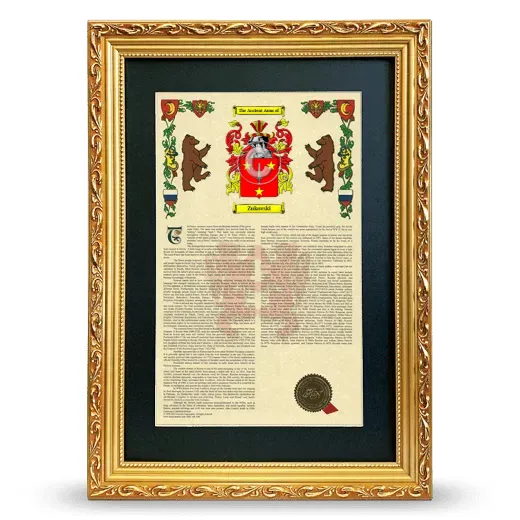 Zukovski Deluxe Armorial Framed - Gold