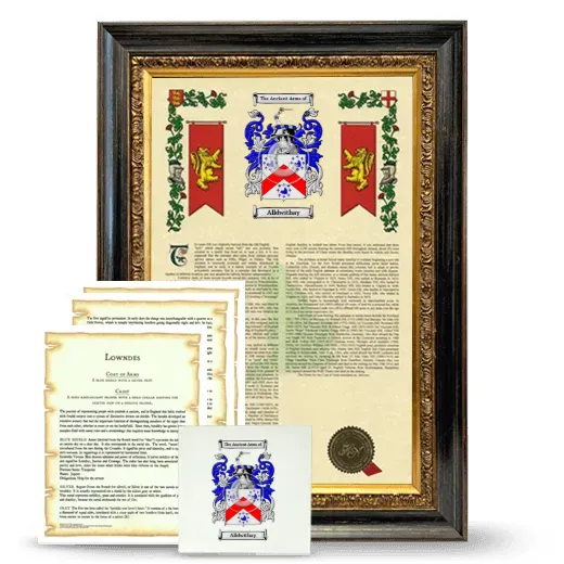 Alldwithay Framed Armorial, Symbolism and Large Tile - Heirloom