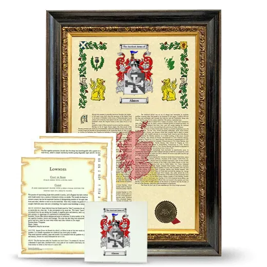 Almox Framed Armorial, Symbolism and Large Tile - Heirloom