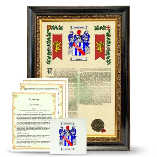 Annisly Framed Armorial, Symbolism and Large Tile - Heirloom